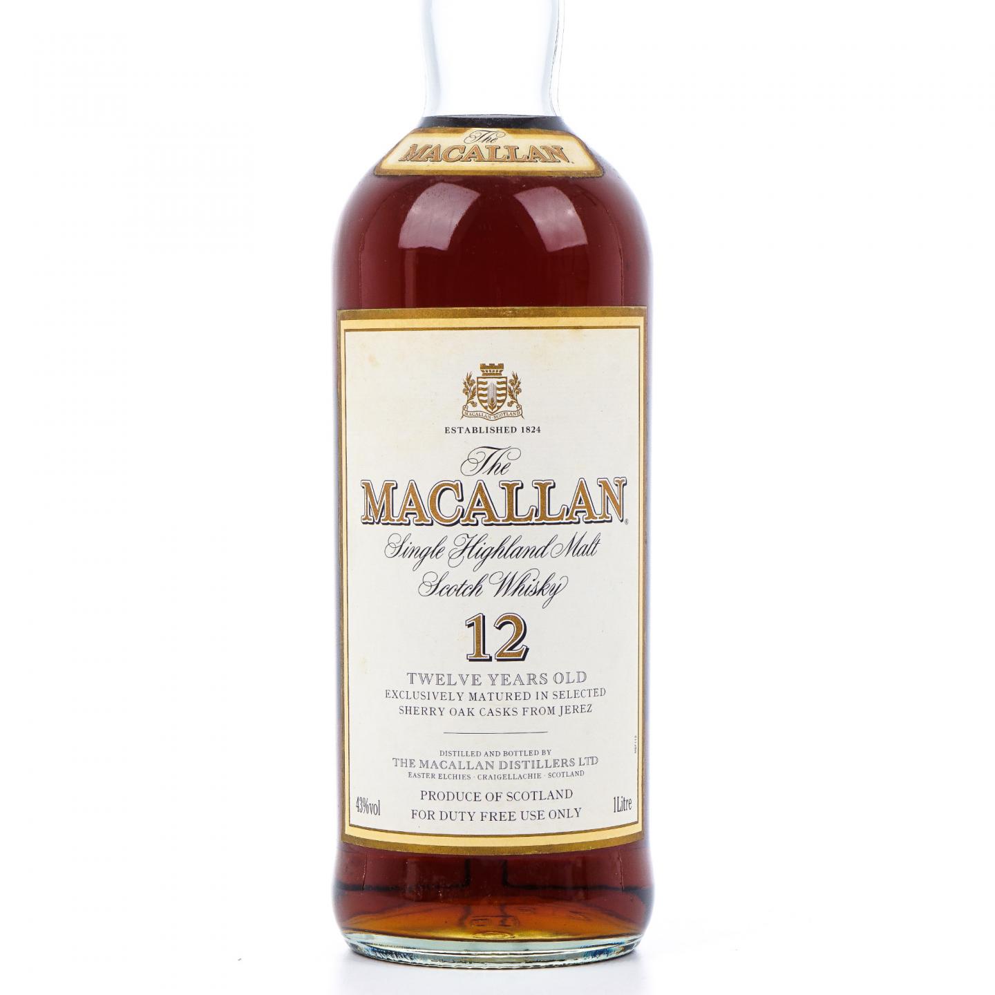 Macallan 麦卡伦 12年 雪莉桶 1000ml