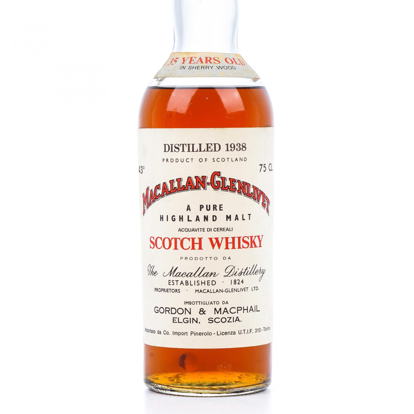 Macallan 麦卡伦 35年 1938 雪莉桶 GM