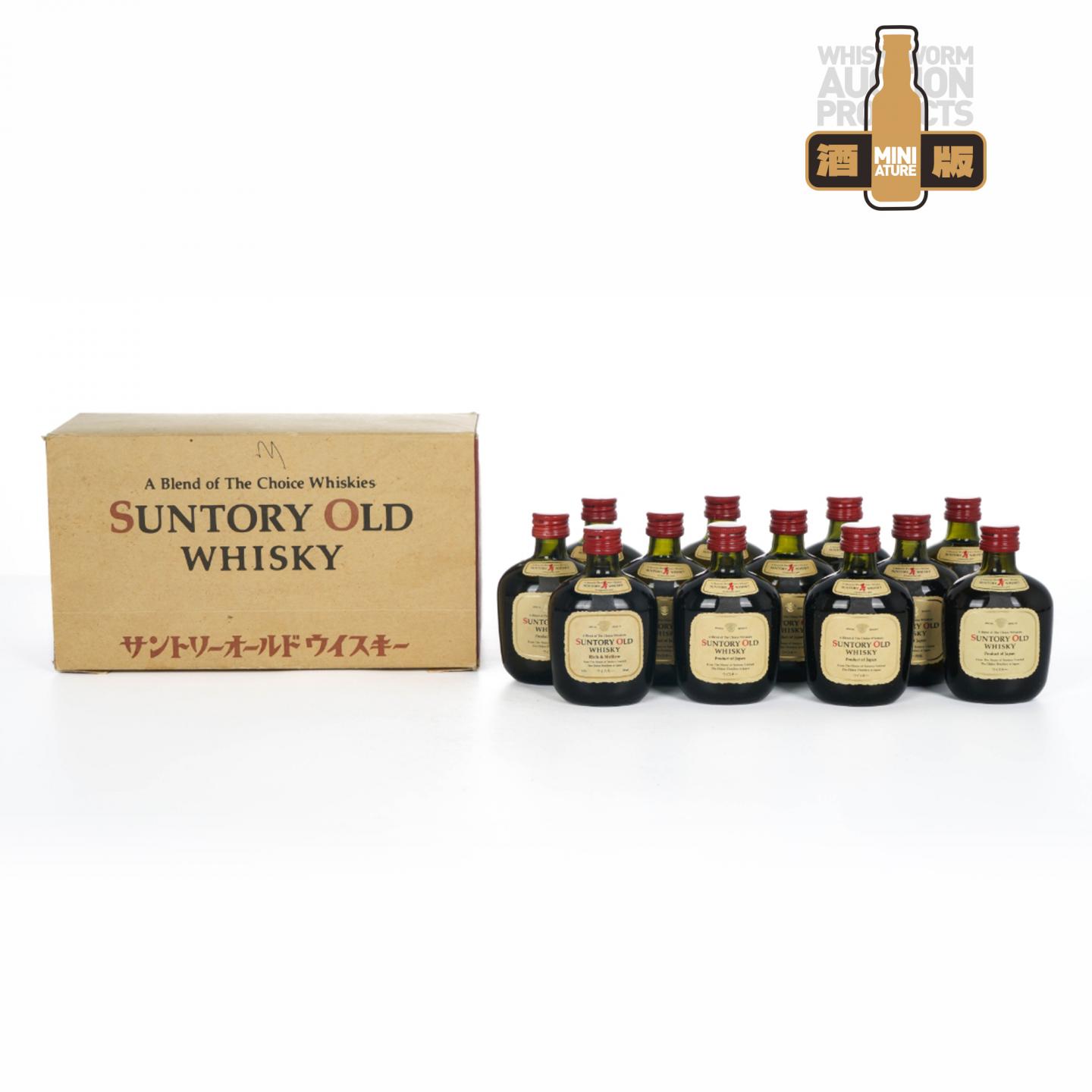 三得利 Old Whisky 寿瓶 金狮标/金花标 12瓶组*50ml