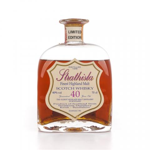Strathisla 40年 1948 水晶瓶 Sestante 750ml