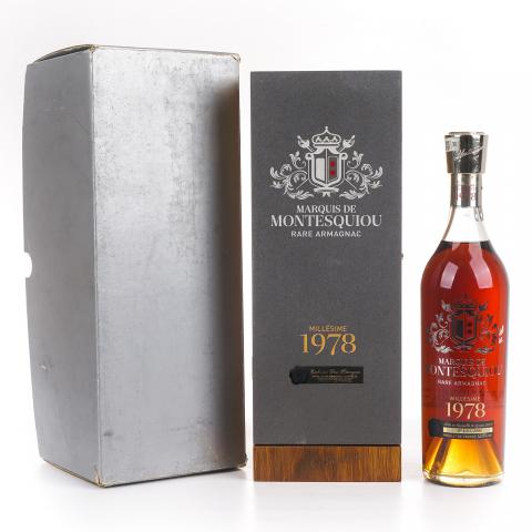 Marquis de Montesquiou 蒙特伯爵 1978 稀有年份系列 雅文邑白兰地 行货