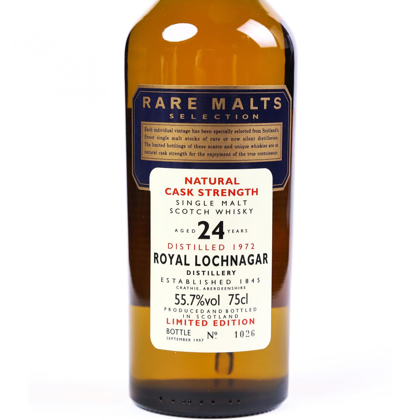 Royal Lochnagar 皇家蓝勋 24年 1972-1997 桶强 RMS 750ml