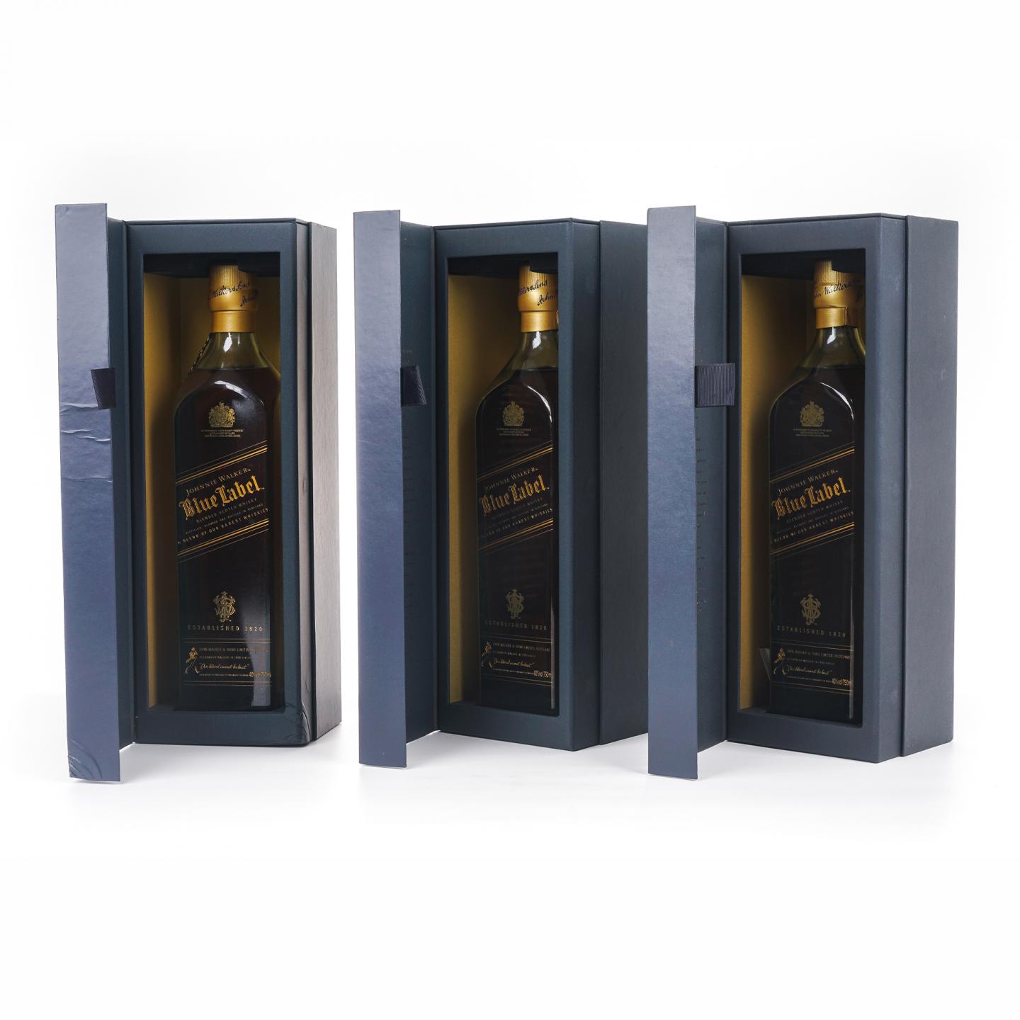 Johnnie Walker 尊尼获加 蓝牌 五路财神 750ml*5瓶组