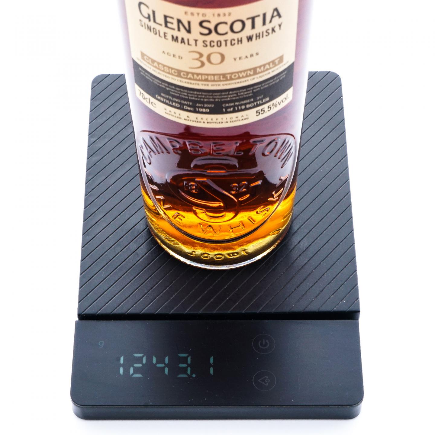 Glen Scotia 格兰帝 30年 1989-2022 桶号#317 700ml