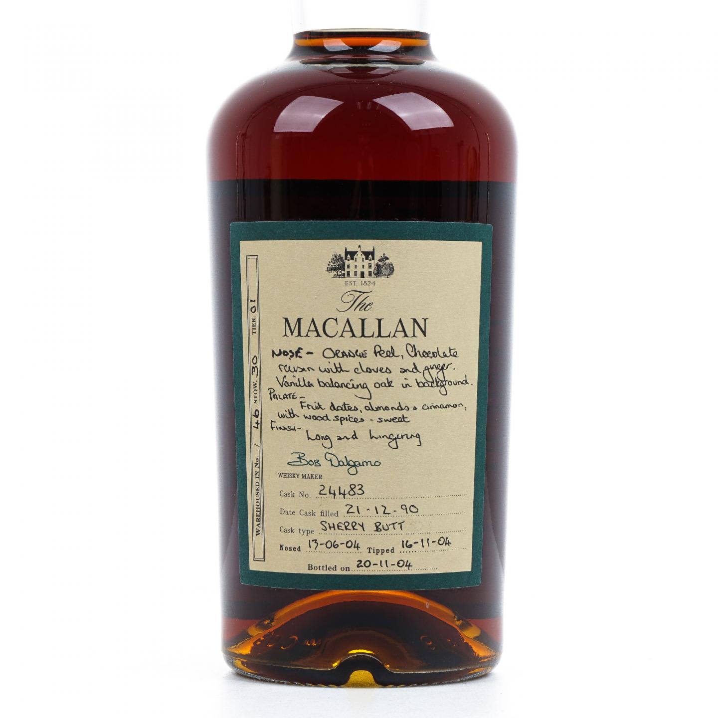 Macallan 麦卡伦 1990-2004 雪莉桶#24483 桶强 500ml