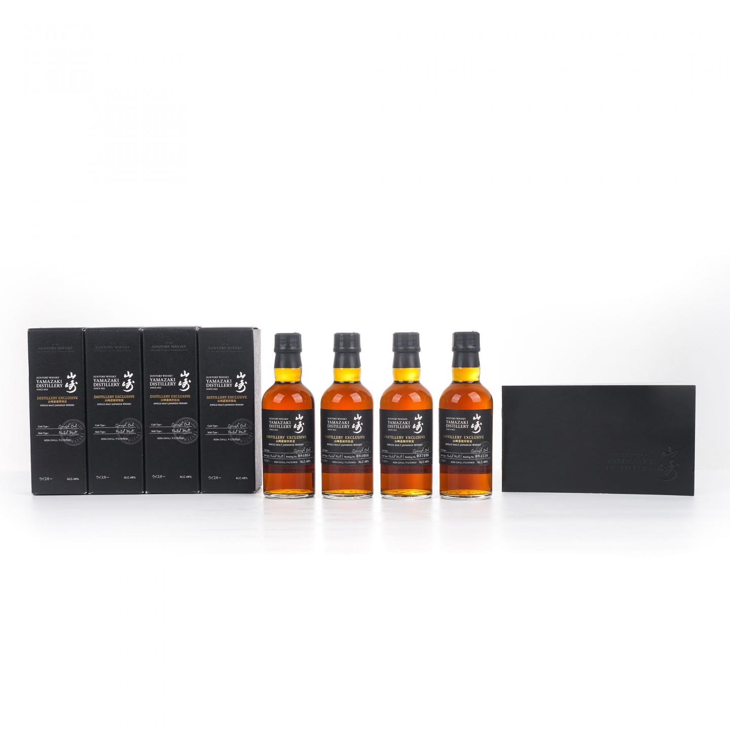 【中样】山崎蒸馏所限定 Peated Malt 4支组*180ml