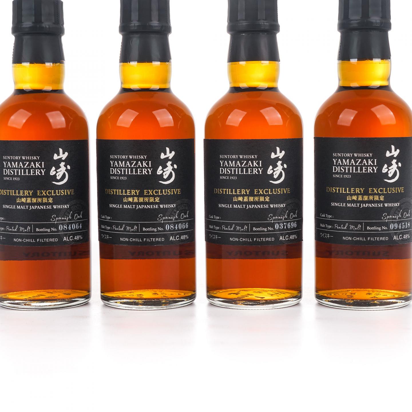 【中样】山崎蒸馏所限定 Peated Malt 4支组*180ml