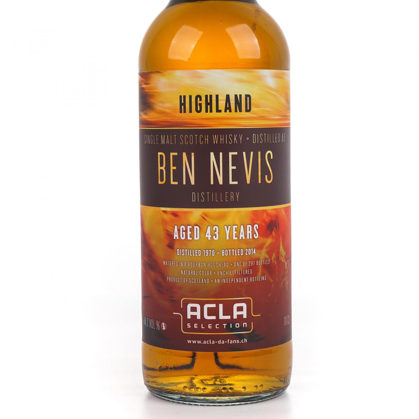 Ben Nevis 本尼维斯 43年 1970-2014 AdF 44.7%Vol.