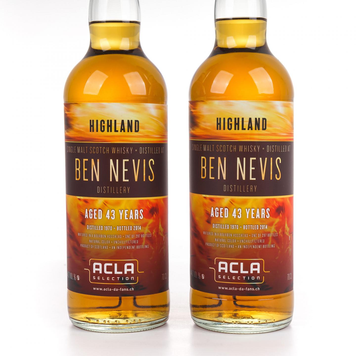 Ben Nevis 本尼维斯 43年 1970-2014 AdF 2瓶组*700ml