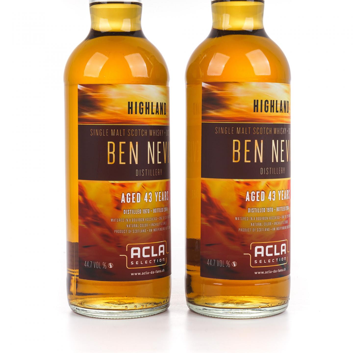 Ben Nevis 本尼维斯 43年 1970-2014 AdF 2瓶组*700ml