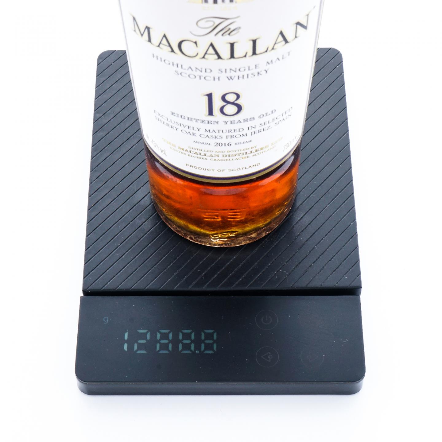 Macallan 麦卡伦 18年 2016 雪莉桶