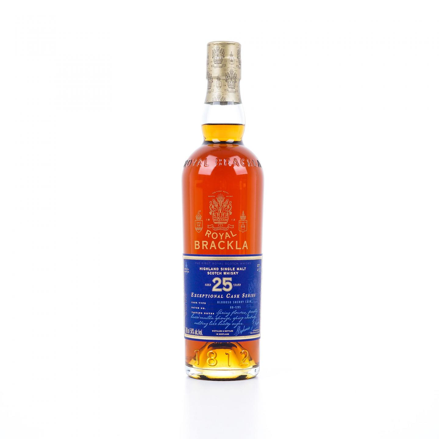 Royal Brackla 皇家布莱克拉 25年 2021 雪莉桶 ECS系列 行货