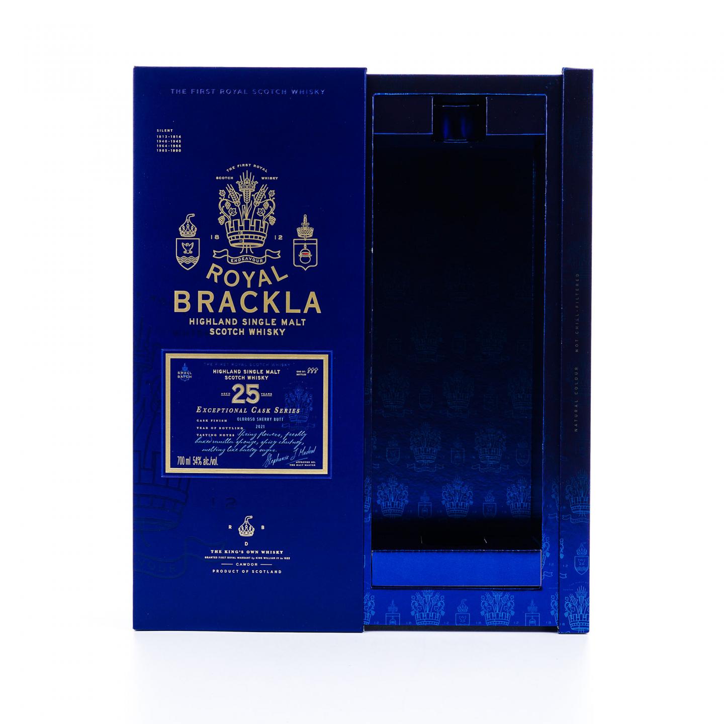 Royal Brackla 皇家布莱克拉 25年 2021 雪莉桶 ECS系列 行货