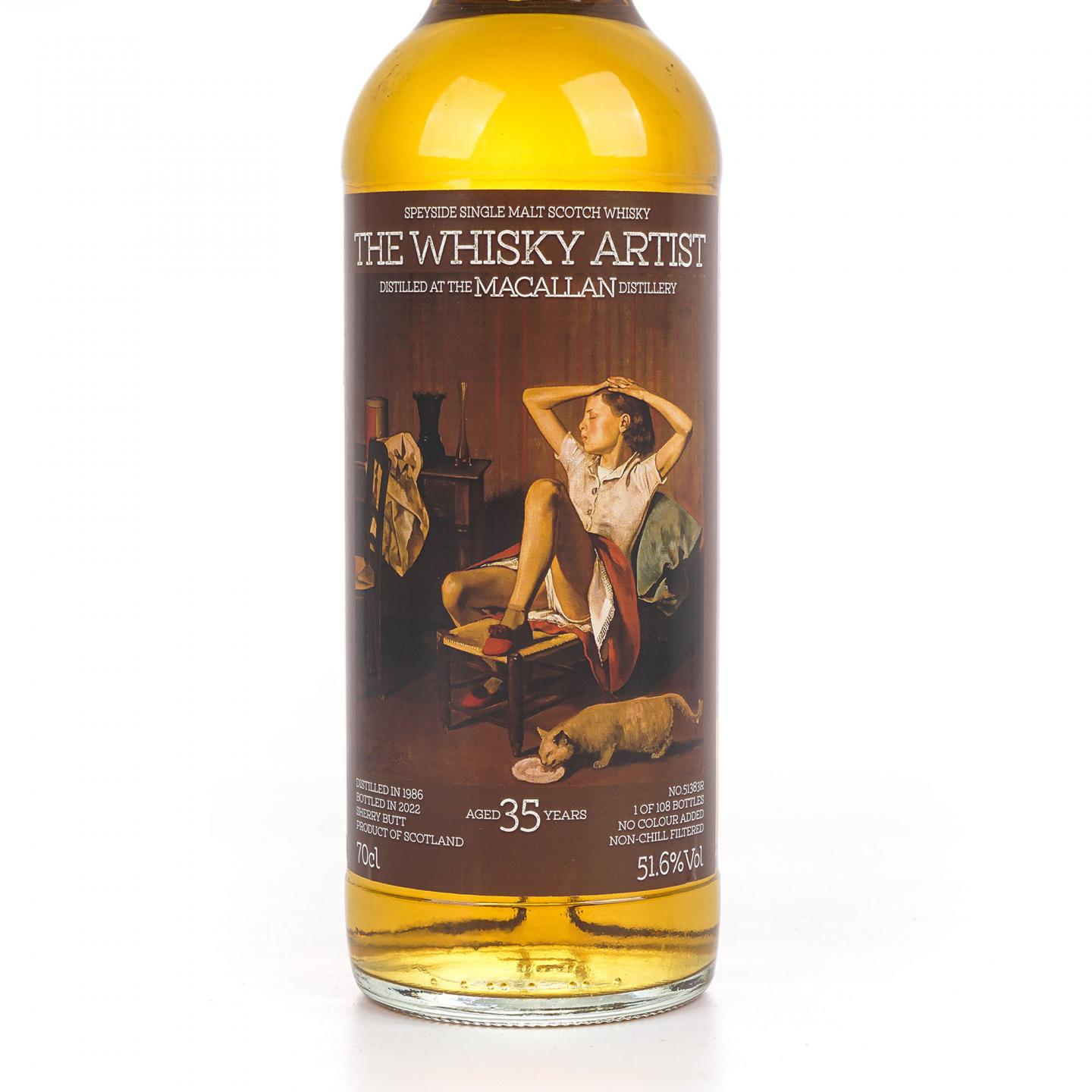 Macallan 麦卡伦 35年 1986-2022 雪莉桶#51383R 700ml