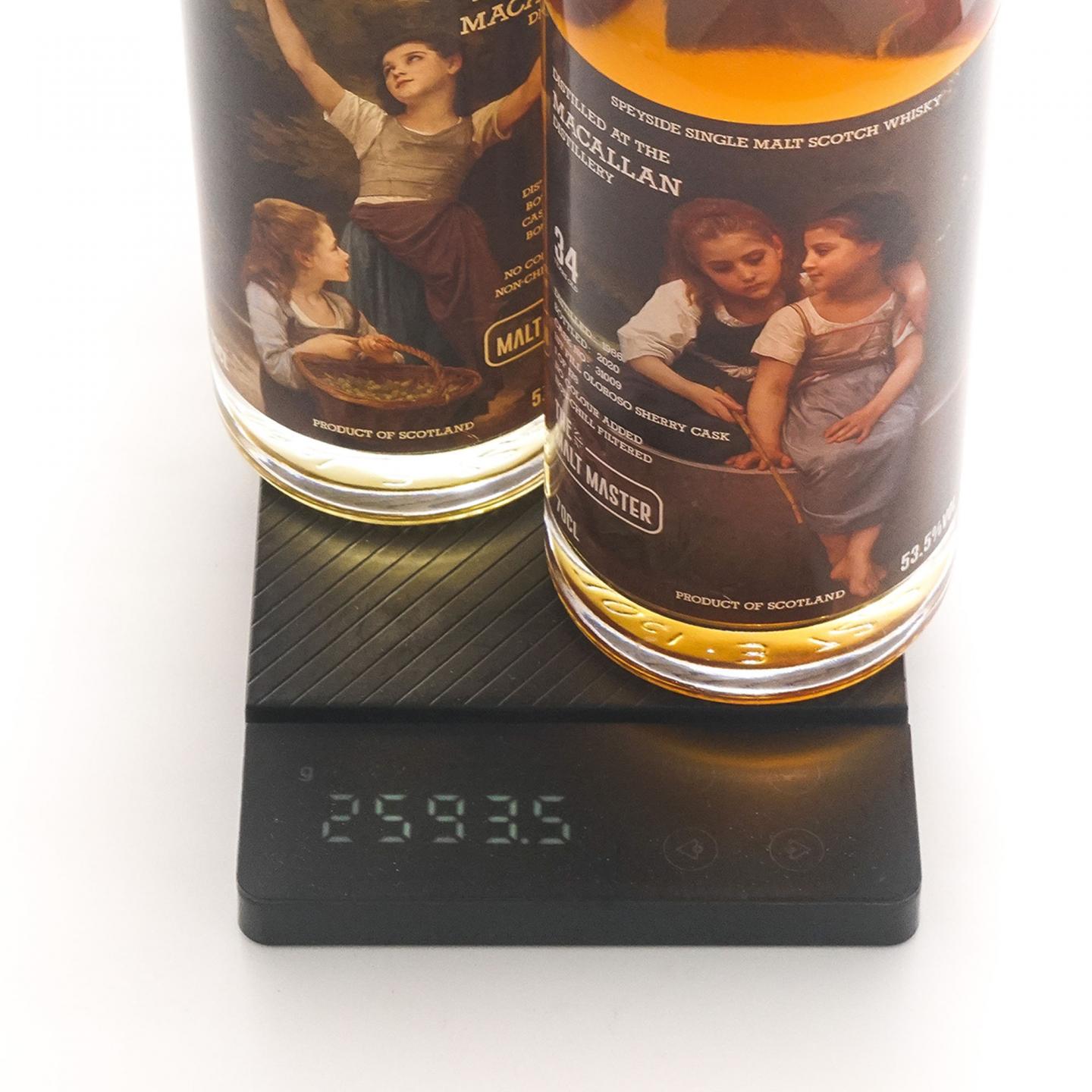 Macallan 麦卡伦 34年 1986-2020 the Malt Master 2瓶组