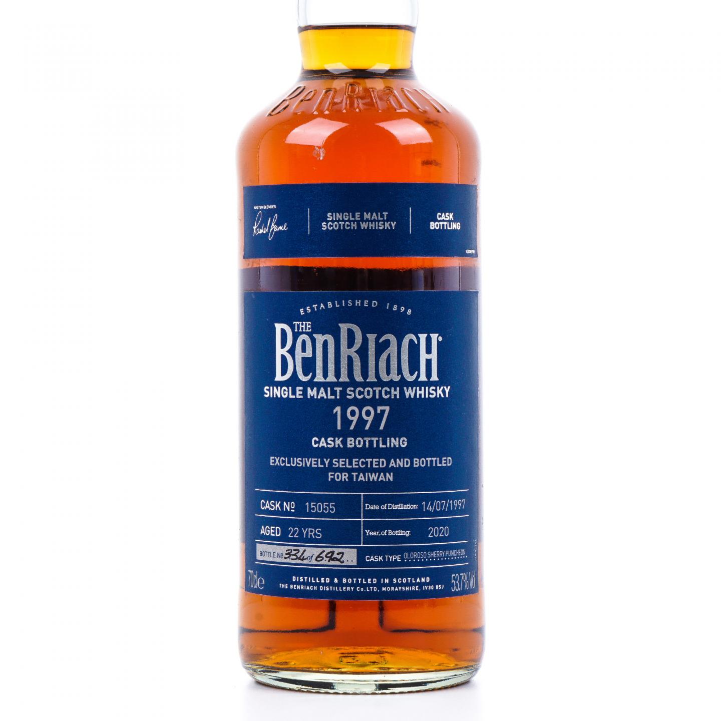 BenRiach 本利亚克 22年 1997-2020 雪莉桶#15055