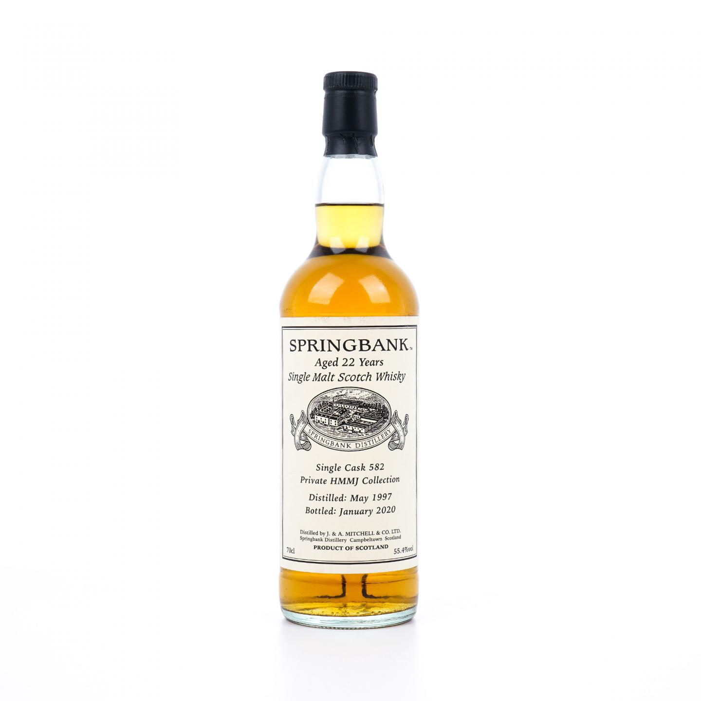 Springbank 云顶 22年 1997-2020 单桶#582