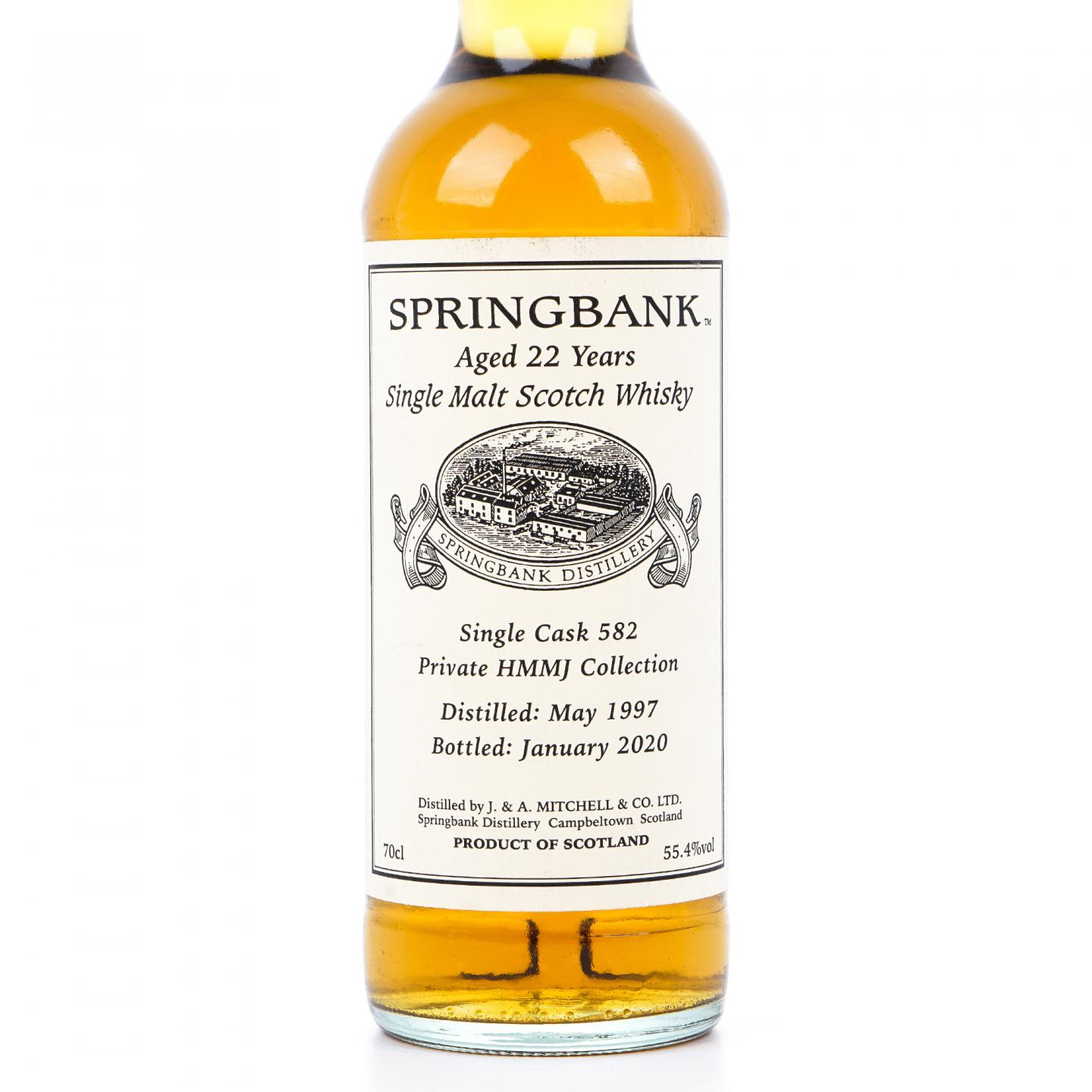 Springbank 云顶 22年 1997-2020 单桶#582