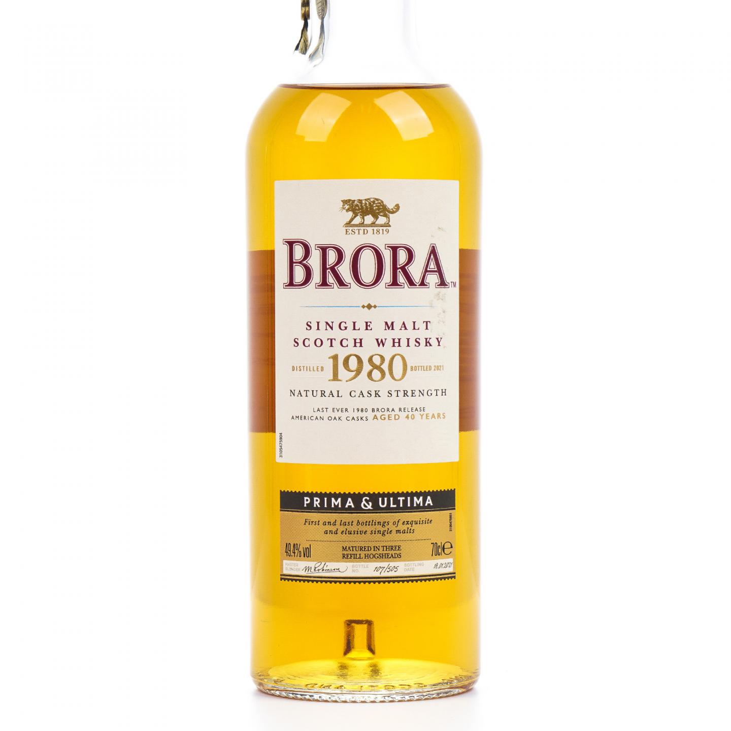 Brora 布朗拉 40年 1980-2021 Prima & Ultima