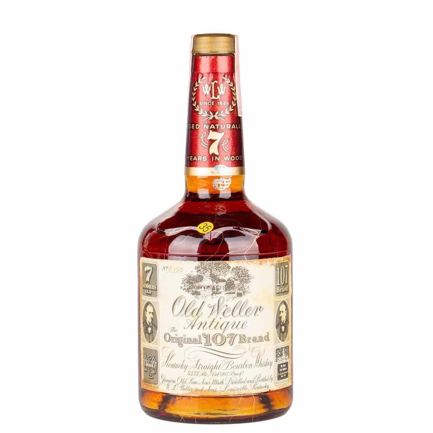 Old Weller Antique 7年 107 Proof 波本威士忌 750ml 70年代装瓶