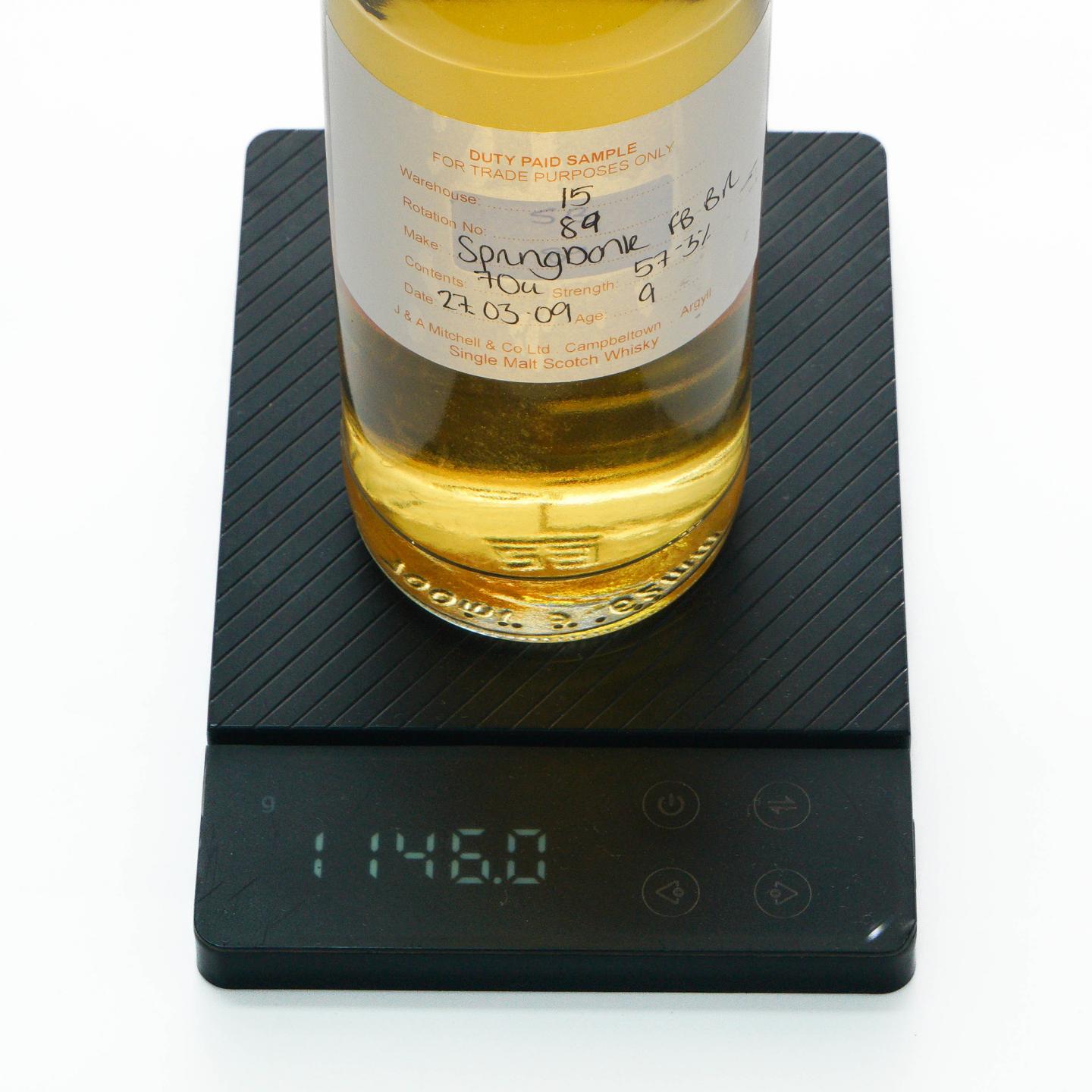 Springbank 云顶 9年 2009 完税瓶 波本桶