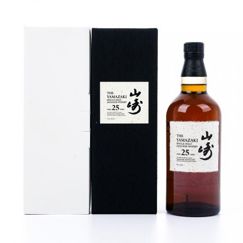 山崎 25年 新版 礼盒 700ML
