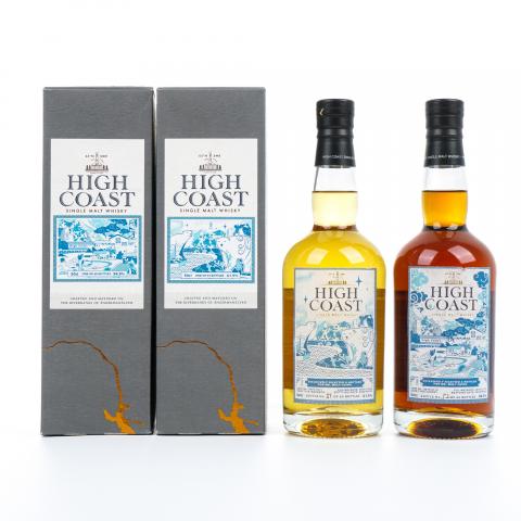 High Coast 海歌 2020 麦芽先生选桶 单麦 2瓶组*500ml