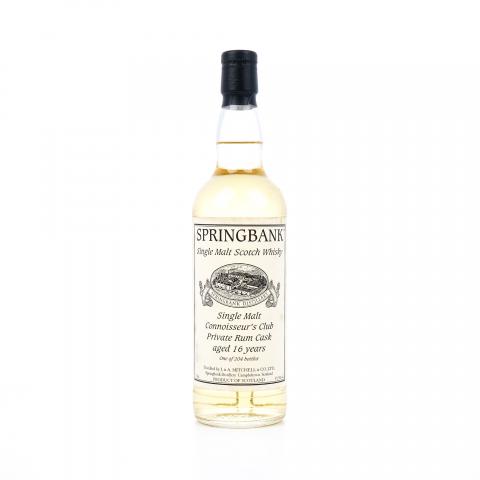 Springbank 云顶 16年 私人桶 朗姆桶