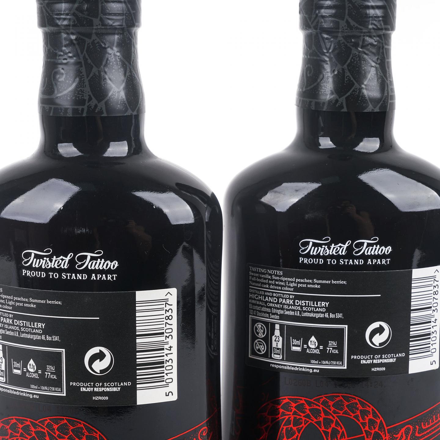 Highland Park 高原骑士 16年 Twisted Tattoo 2瓶组*700ml