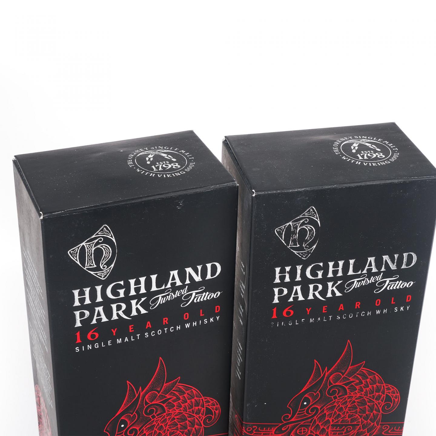Highland Park 高原骑士 16年 Twisted Tattoo 2瓶组*700ml