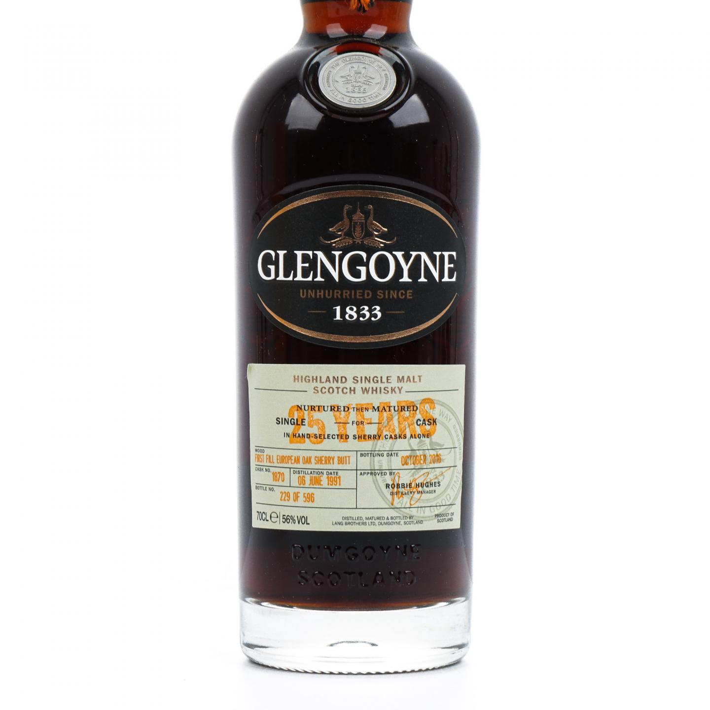 Glengoyne 格兰哥尼 25年 1991-2016 雪莉桶#1870