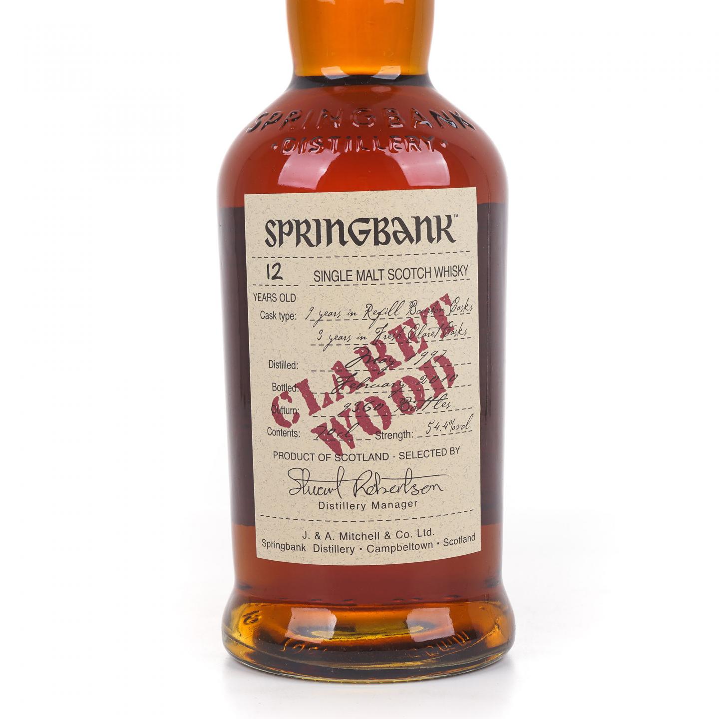 Springbank 云顶 12年 1997-2010 Claret风味桶