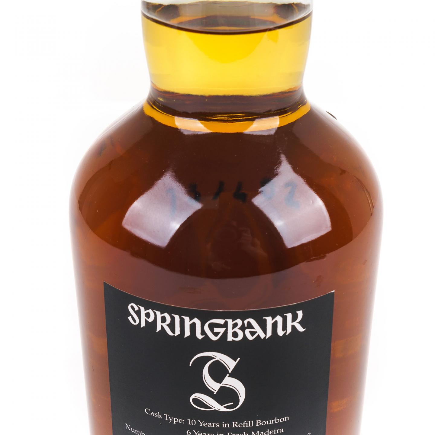 Springbank 云顶 16年 1997-2013 马德拉桶后熟 单桶