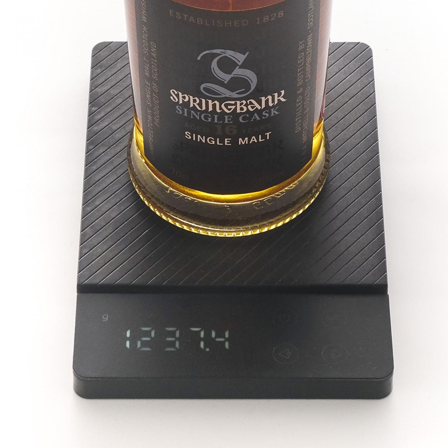 Springbank 云顶 16年 1997-2013 马德拉桶后熟 单桶