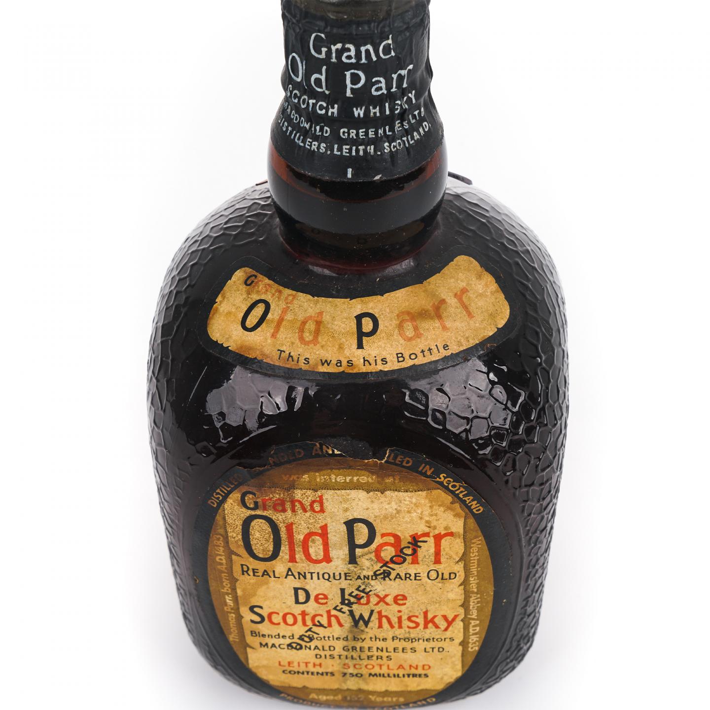 Grand Old Parr 调和 弹弓头 De Luxe Scotch Whisky