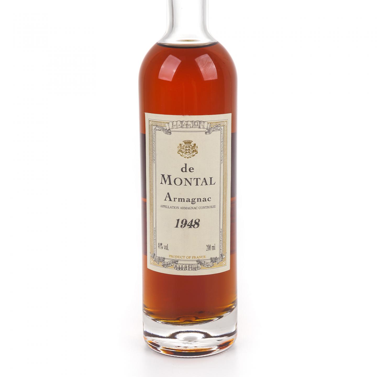 【酒版】Armagnac de Montal 蒙塔尔雅文邑 1948-2008 雅文邑 200ml