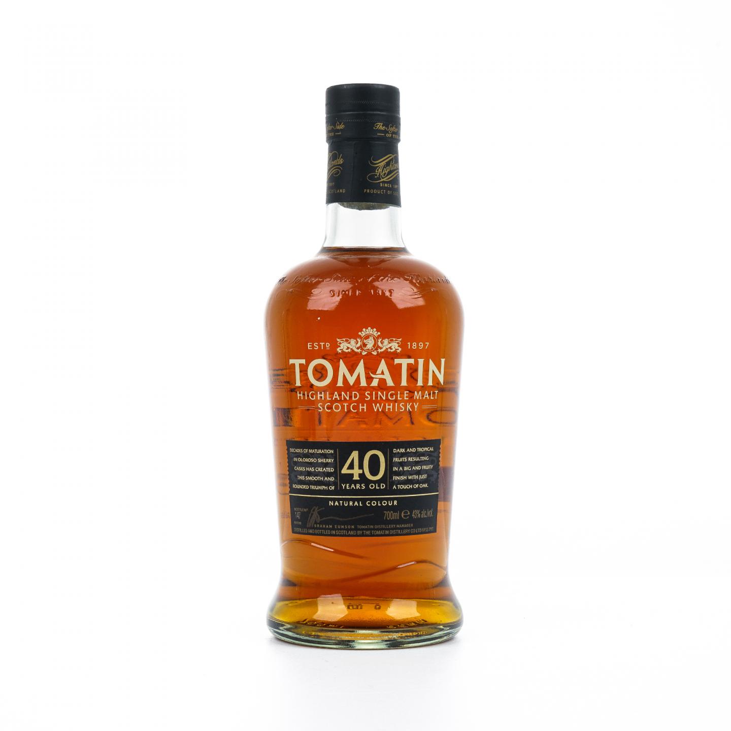 Tomatin 汤马丁 40年 2016 雪莉桶