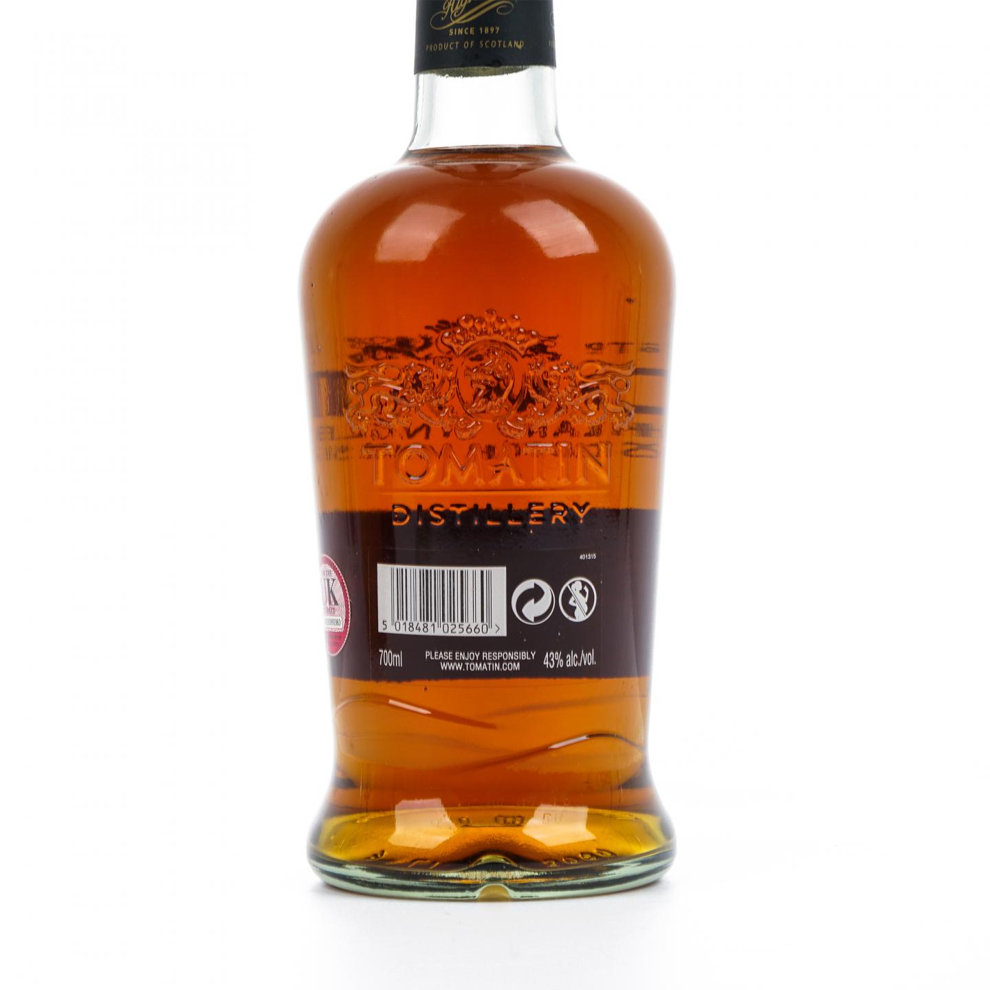 Tomatin 汤马丁 40年 2016 雪莉桶