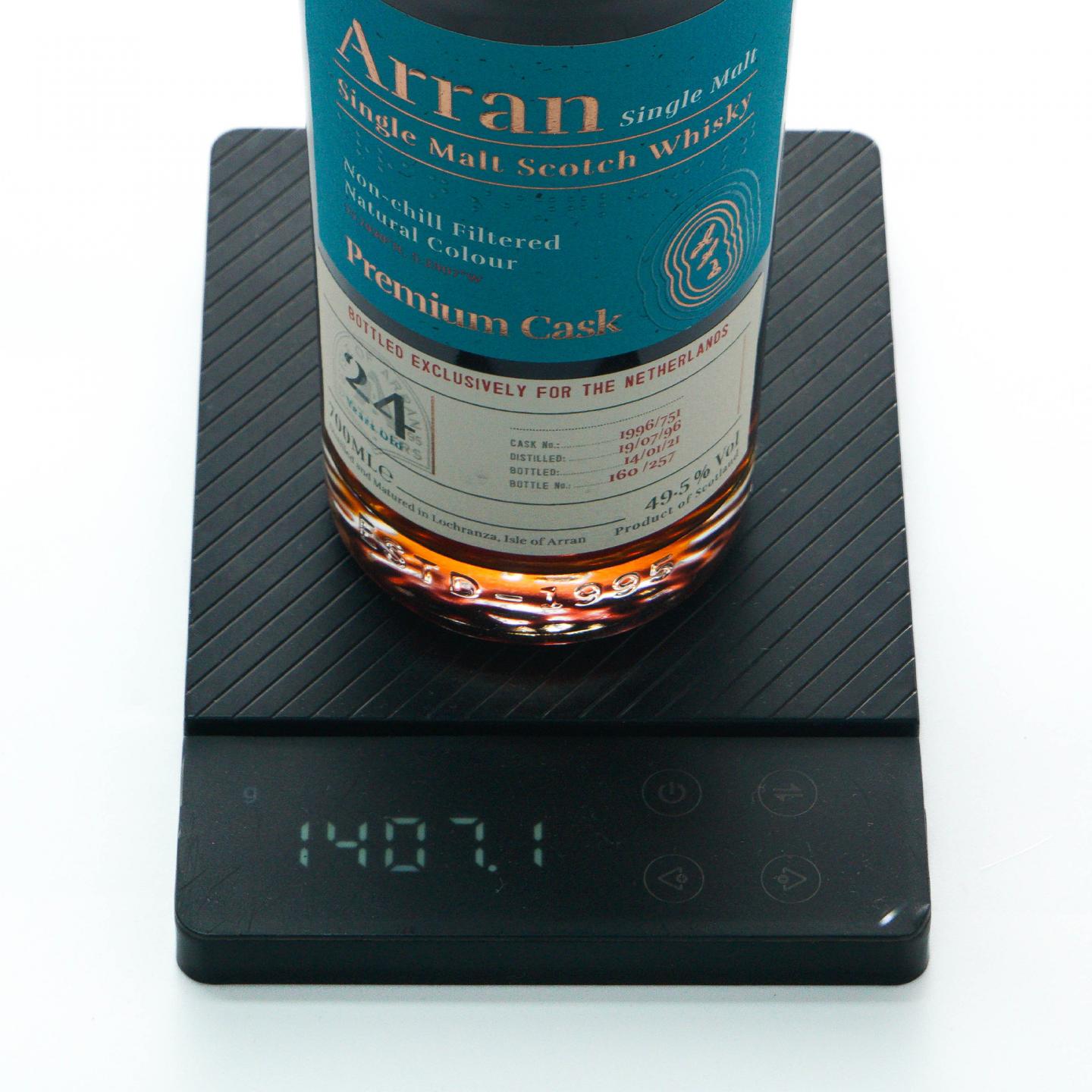 Arran 艾伦 24年 1996-2021 雪莉单桶#1996/751 荷兰市场