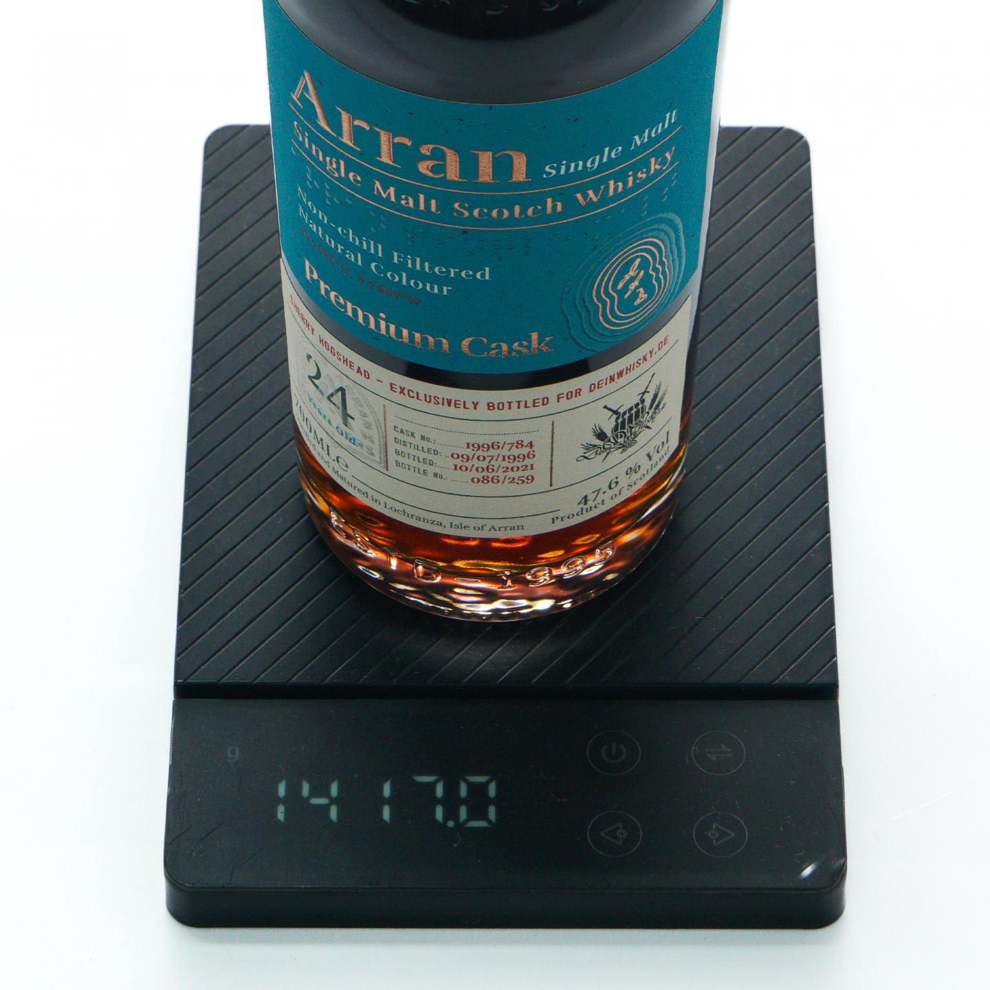 Arran 艾伦 24年 1996-2021 雪莉单桶#1996/784