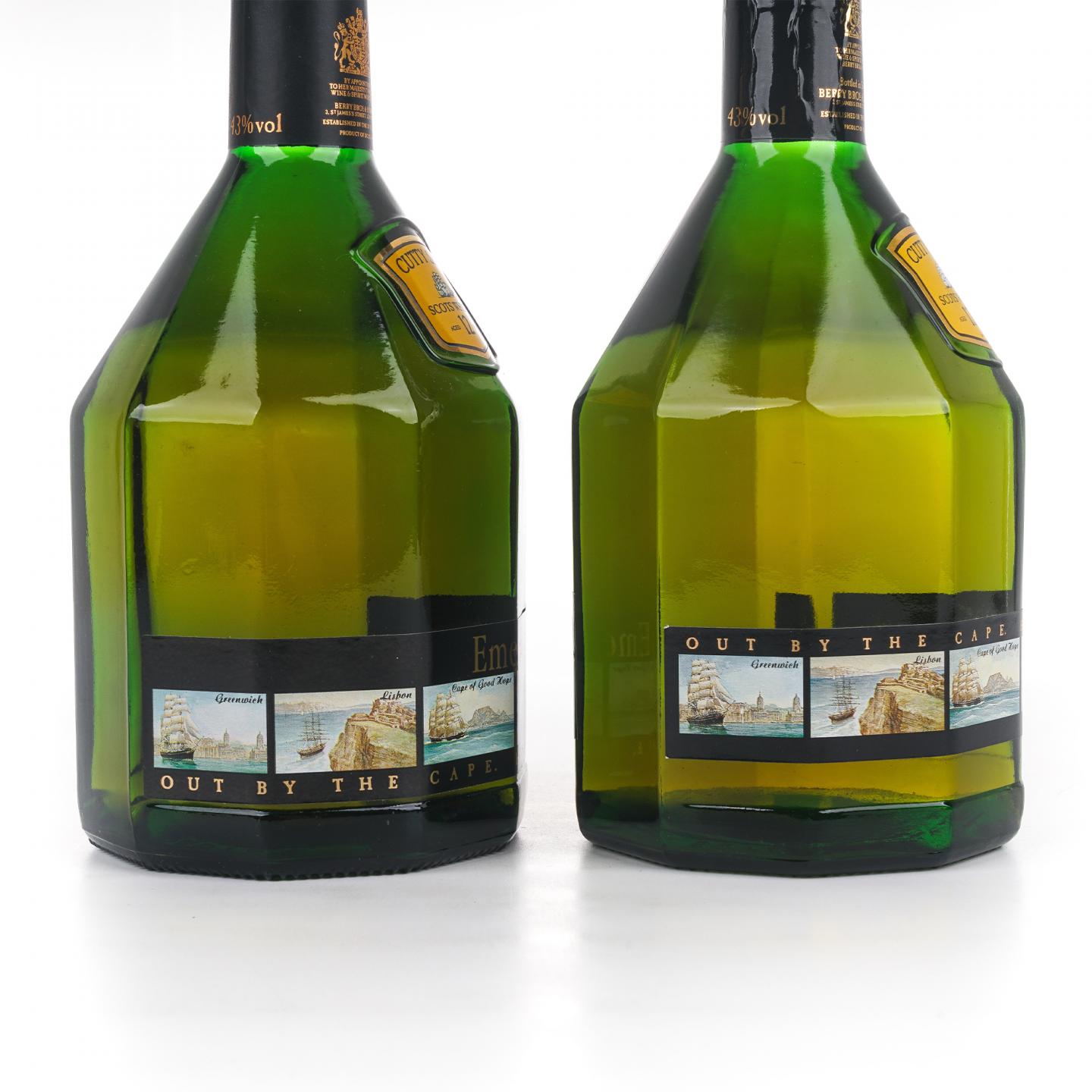 Cutty Sark 顺风 12年 调和 BBR 750ml*2支组