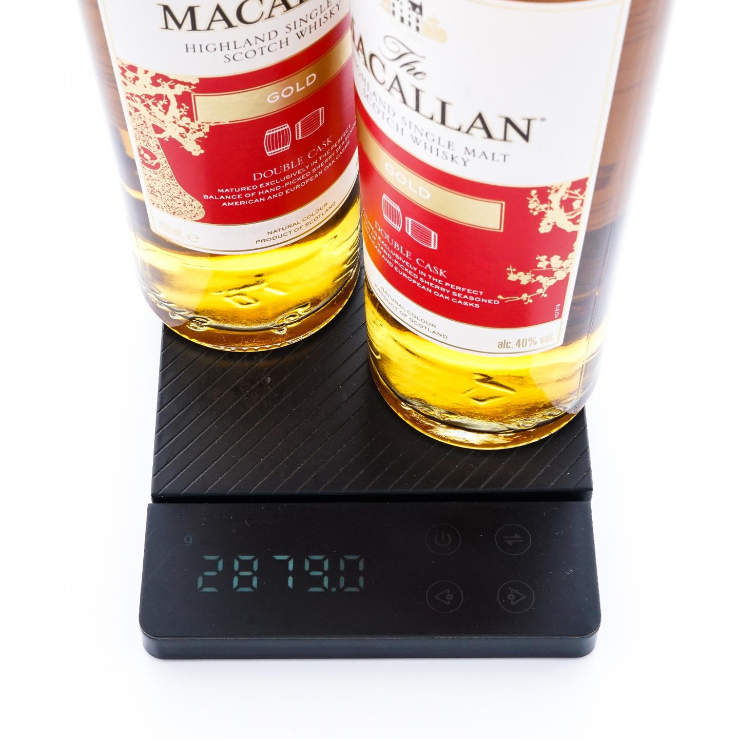 【附X光图】Macallan 麦卡伦 双桶 灿金 猪年限量版 2瓶组