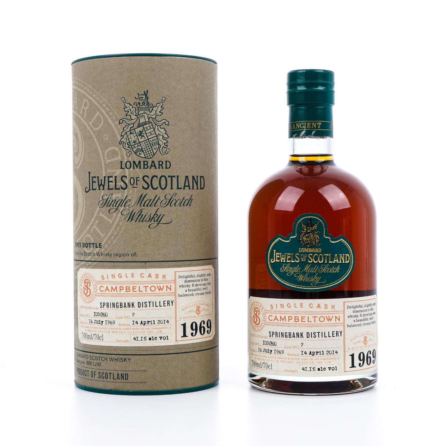 Springbank 云顶 1969-2014 Lb 单桶#7