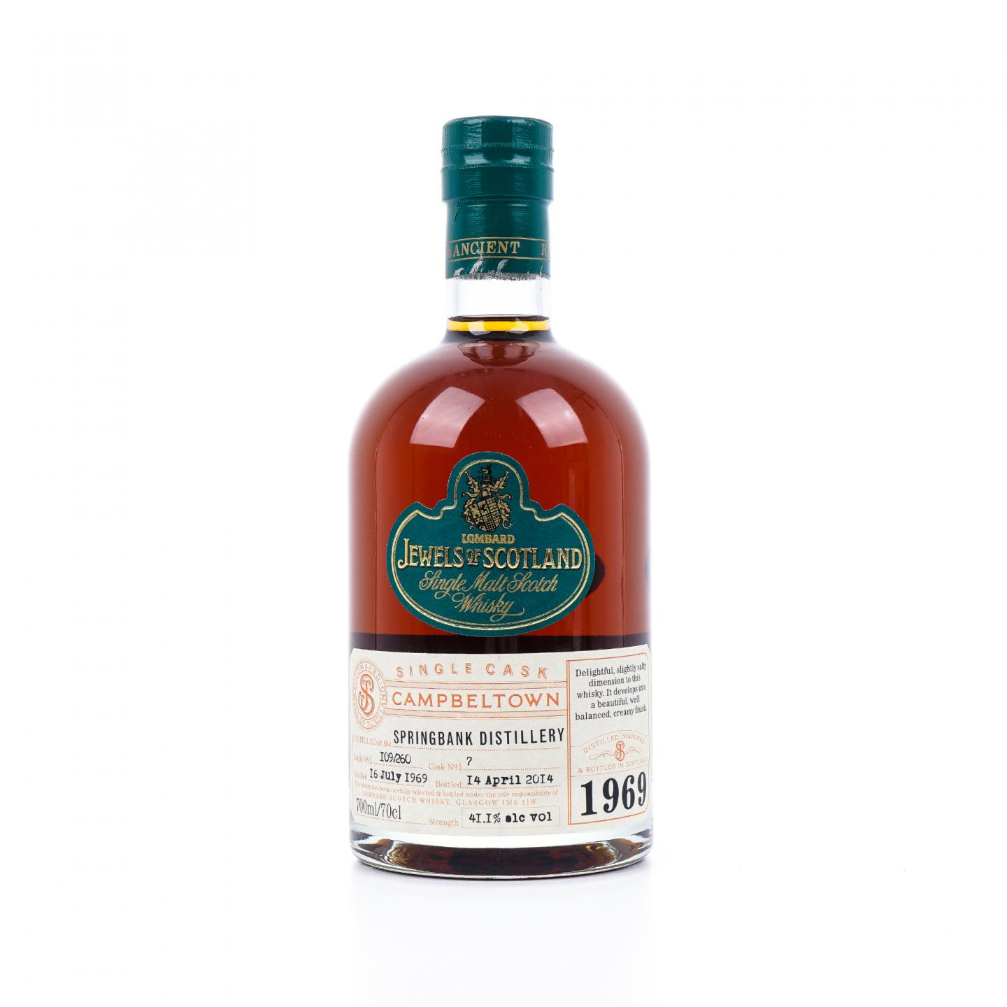 Springbank 云顶 1969-2014 Lb 单桶#7