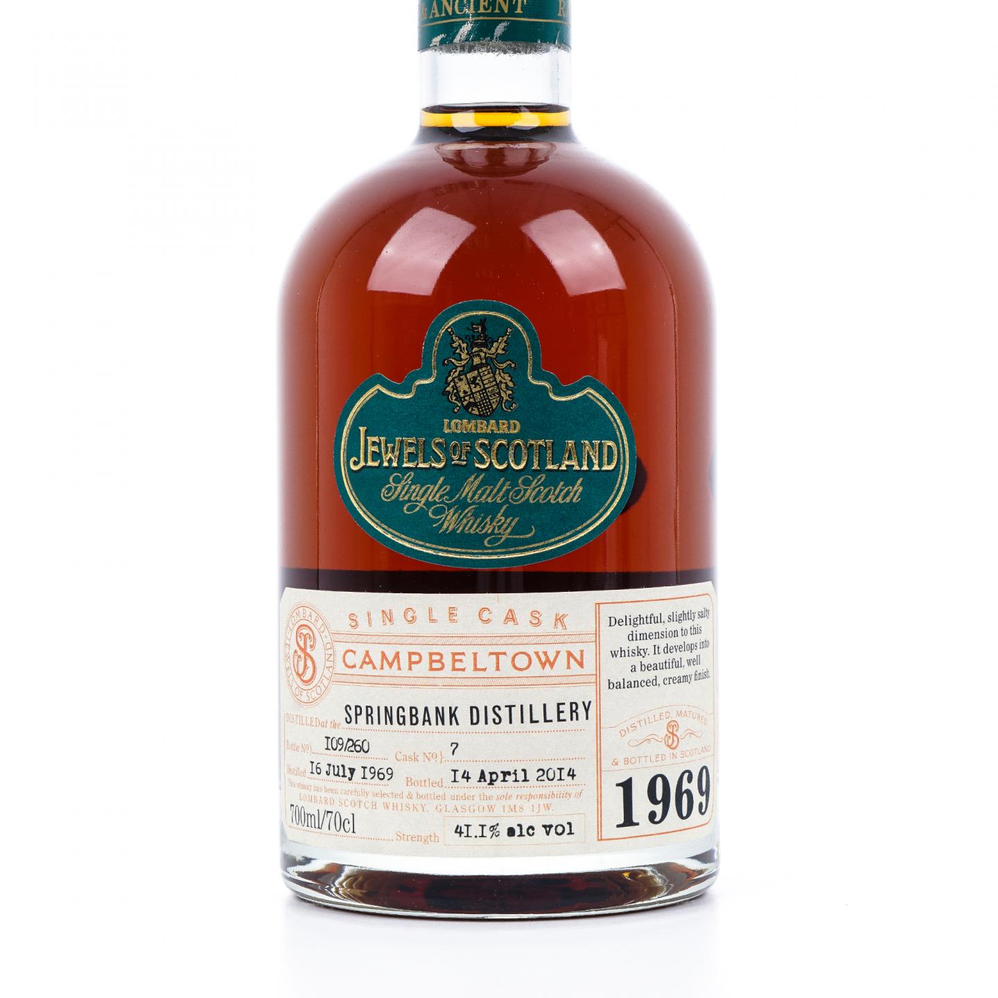 Springbank 云顶 1969-2014 Lb 单桶#7