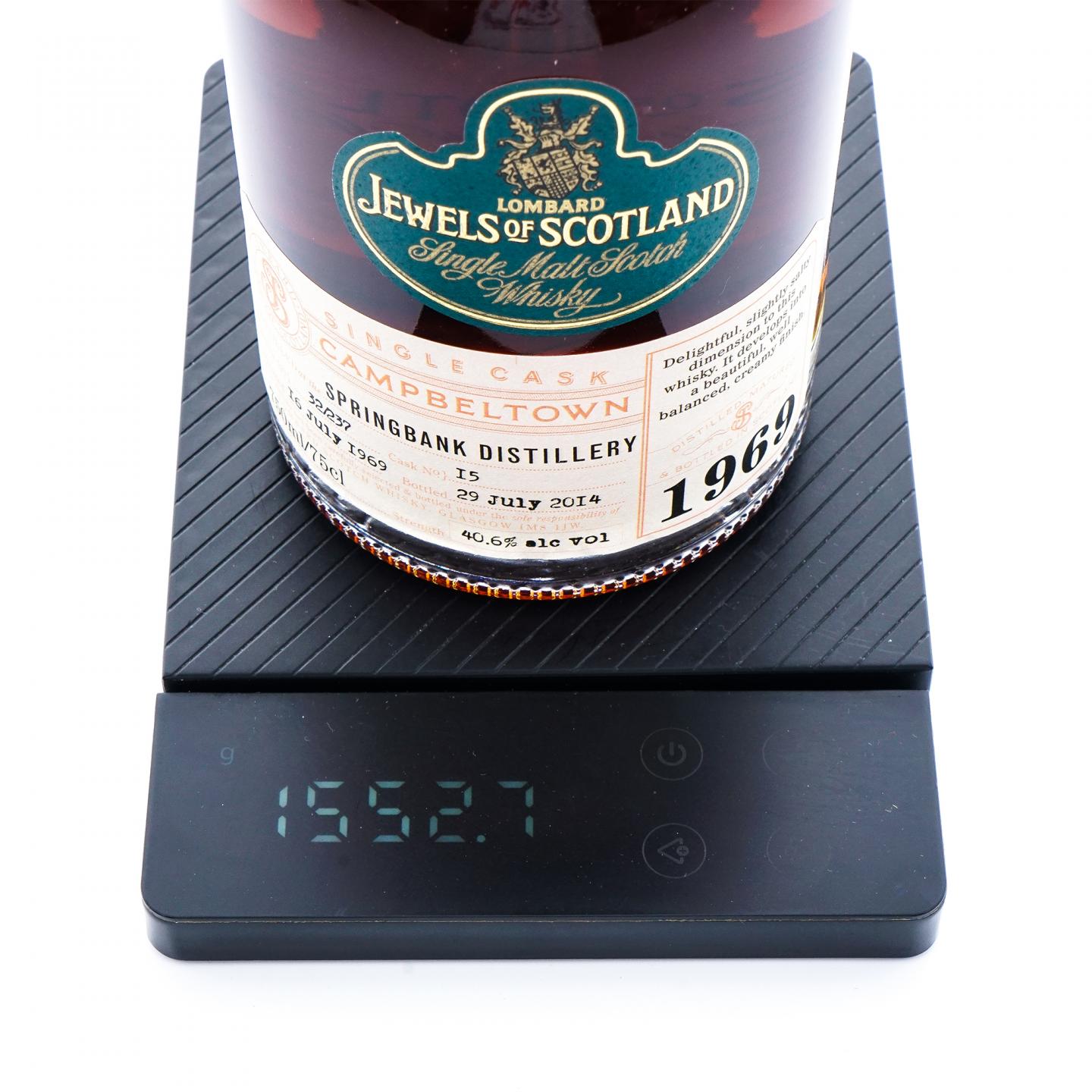 Springbank 云顶 1969-2014 单桶#15 Lombard 750ml