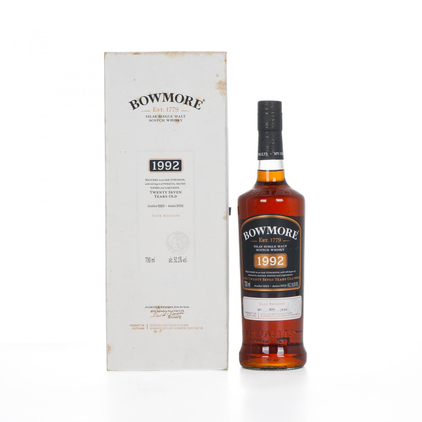 Bowmore 波摩 27年 1992-2019 行货