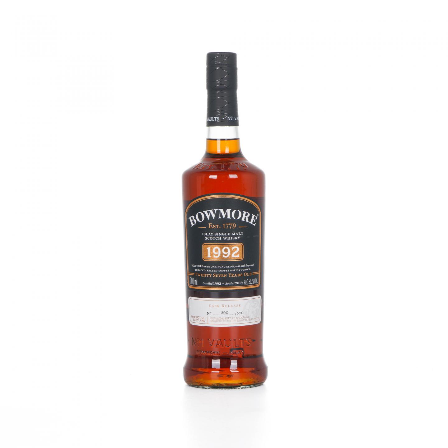 Bowmore 波摩 27年 1992-2019 行货