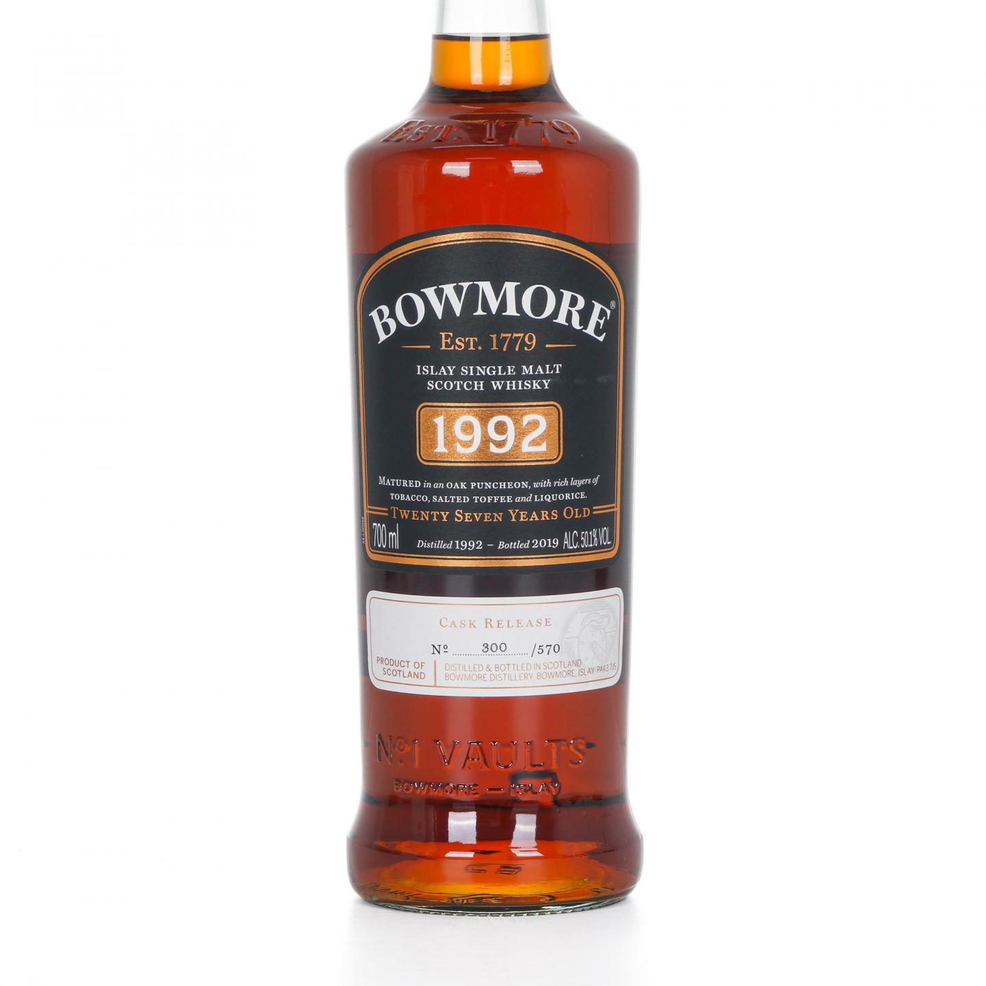 Bowmore 波摩 27年 1992-2019 行货