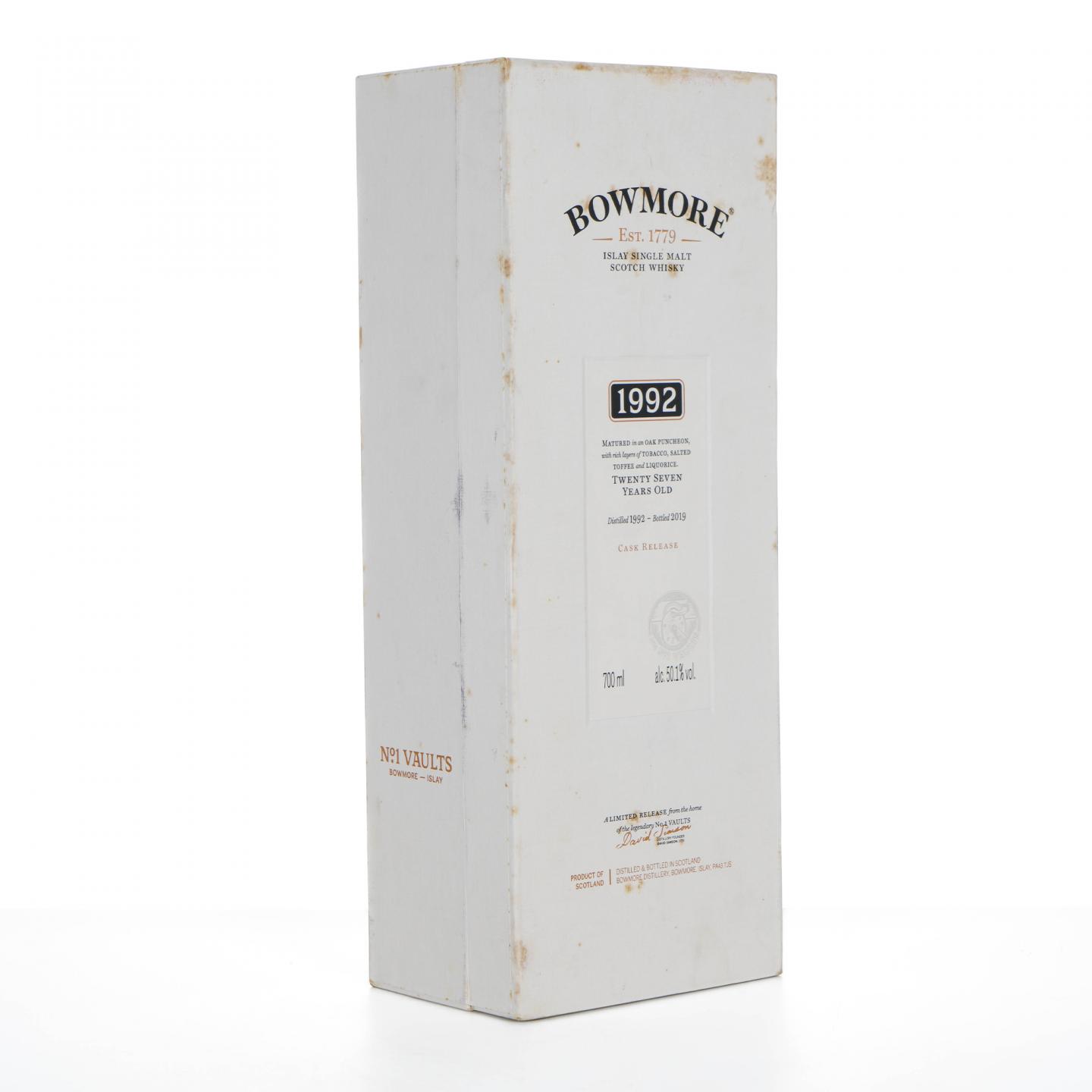 Bowmore 波摩 27年 1992-2019 行货